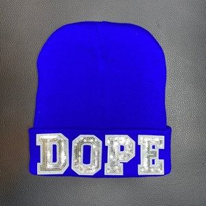 DOPE sequin beanie